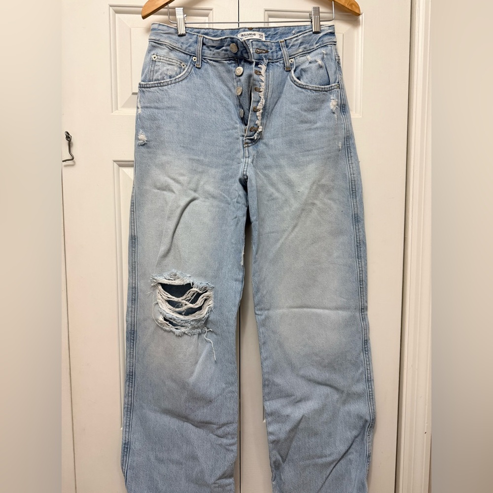 Pull&Bear | Light Blue Ripped Boyfriend Jeans
